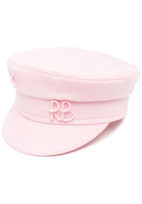 Cappello baker boy con logo in rosa - RUSLAN BAGINSKIY donna RUSLAN BAGINSKIY | KPC039LNWRB039